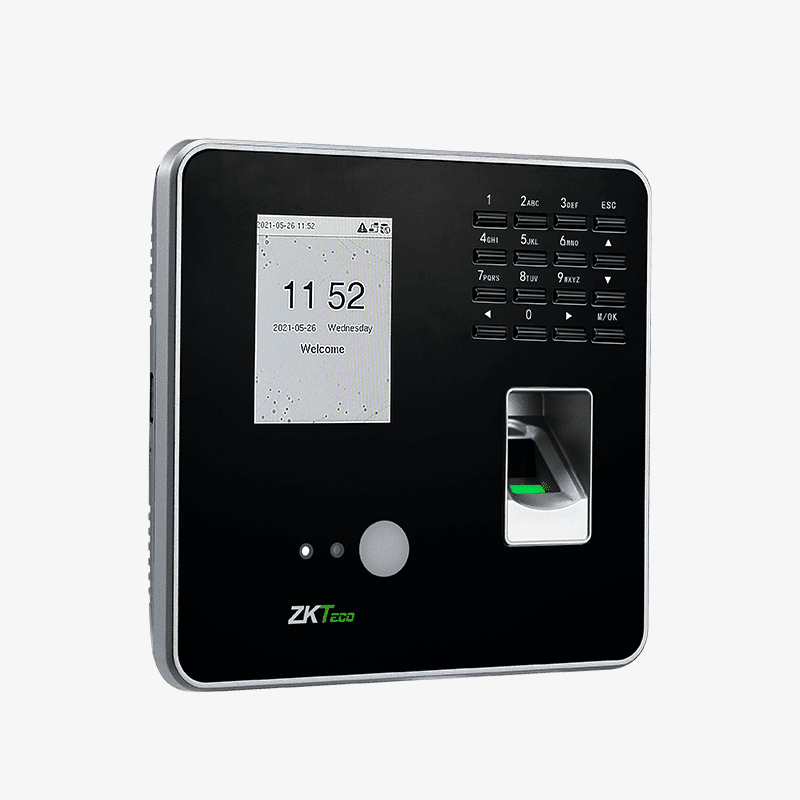 MB20 VL face scanning time attendance machine